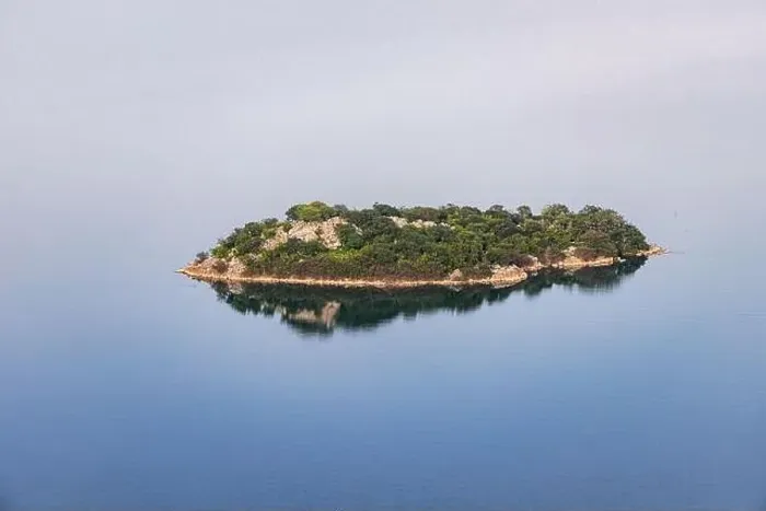 Framed Print : Aerial view of the island monastery on Lake Skadar, Montenegro, surrounded by pristine blue waters Framed Print : Aerial view of the island monastery on Lake Skadar, Montenegro, surrounded by pristine blue waters