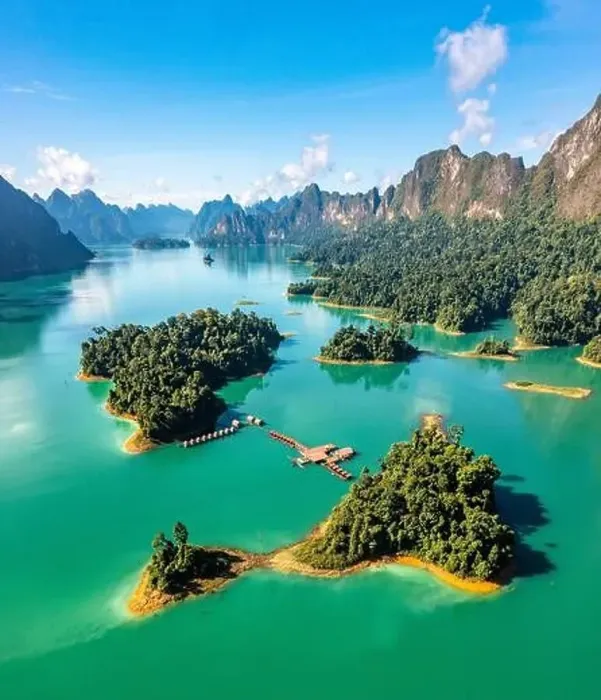 Framed Print : Aerial view of Khao Sok national park Cheow Lan Dam lake in Surat Thani, Thailand Framed Print : Aerial view of Khao Sok national park Cheow Lan Dam lake in Surat Thani, Thailand