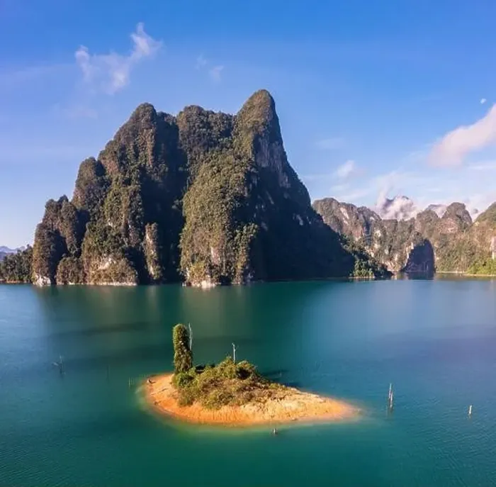 Framed Print : Aerial view of Khao Sok national park Cheow Lan Dam lake in Surat Thani, Thailand Framed Print : Aerial view of Khao Sok national park Cheow Lan Dam lake in Surat Thani, Thailand