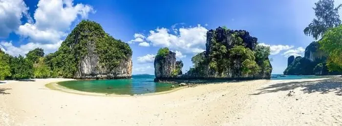 Framed Print : Aerial view of Koh Hong island in Krabi province, Thailand Framed Print : Aerial view of Koh Hong island in Krabi province, Thailand