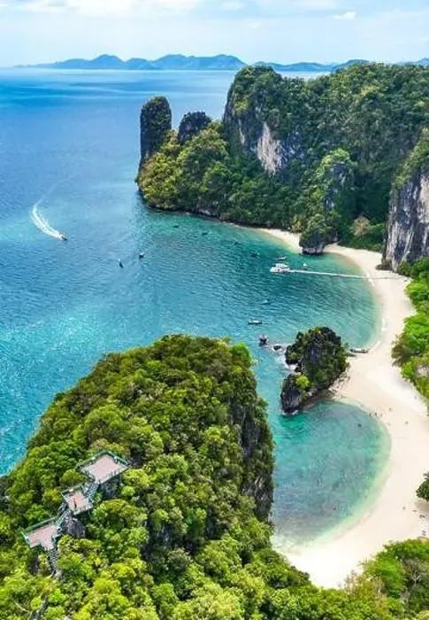 Framed Print : Aerial view of Koh Hong island in Krabi province, Thailand Framed Print : Aerial view of Koh Hong island in Krabi province, Thailand