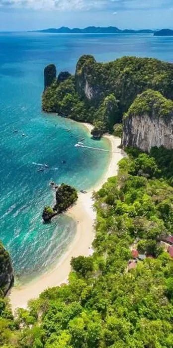 Framed Print : Aerial view of Koh Hong island in Krabi province, Thailand Framed Print : Aerial view of Koh Hong island in Krabi province, Thailand