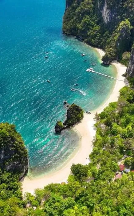 Framed Print : Aerial view of Koh Hong island in Krabi province, Thailand Framed Print : Aerial view of Koh Hong island in Krabi province, Thailand