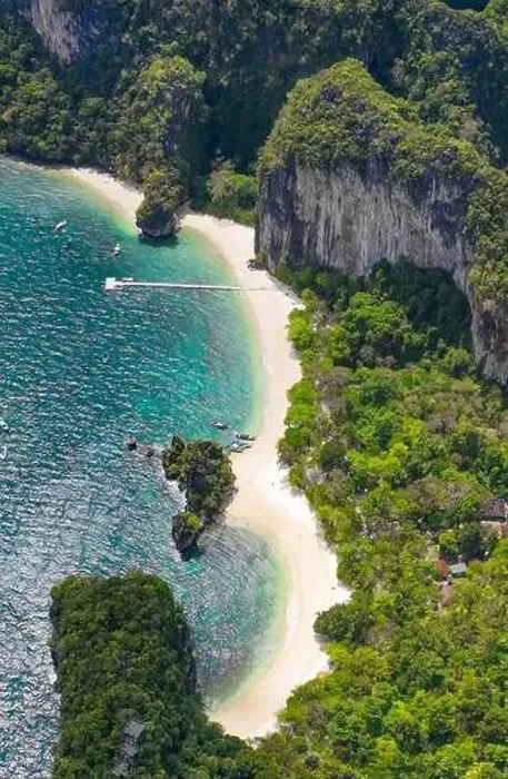 Framed Print : Aerial view of Koh Hong island in Krabi province, Thailand Framed Print : Aerial view of Koh Hong island in Krabi province, Thailand