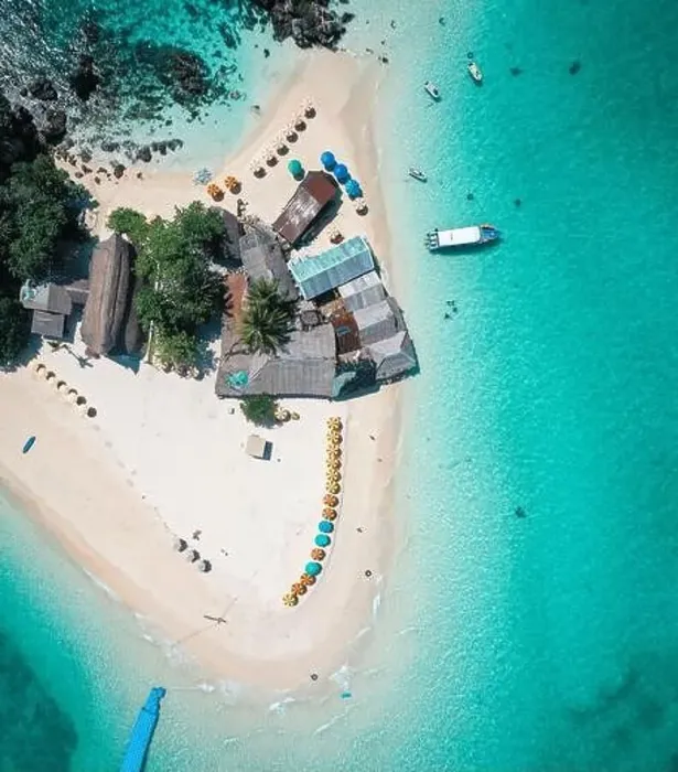 Framed Print : Aerial view of Koh Khai Nok in Phuket, Thailand Framed Print : Aerial view of Koh Khai Nok in Phuket, Thailand