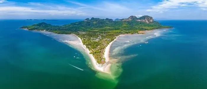 Framed Print : Aerial view of koh Mook or koh Muk island, in Trang, Thailand Framed Print : Aerial view of koh Mook or koh Muk island, in Trang, Thailand