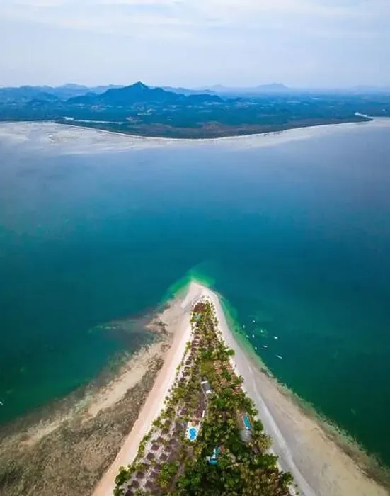 Framed Print : Aerial view of koh Mook or koh Muk island, in Trang, Thailand Framed Print : Aerial view of koh Mook or koh Muk island, in Trang, Thailand