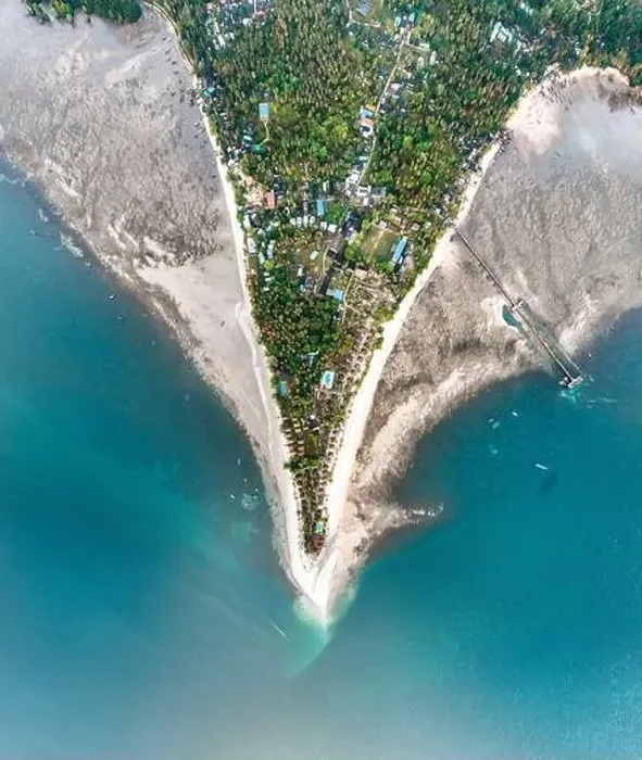 Framed Print : Aerial view of koh Mook or koh Muk island, in Trang, Thailand