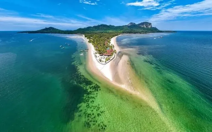Framed Print : Aerial view of koh Mook or koh Muk island, in Trang, Thailand