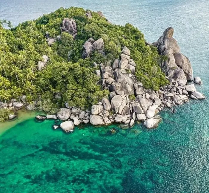 Framed Print : Aerial view of Koh Tao, Samui Province, Thailand, South east Asia Framed Print : Aerial view of Koh Tao, Samui Province, Thailand, South east Asia