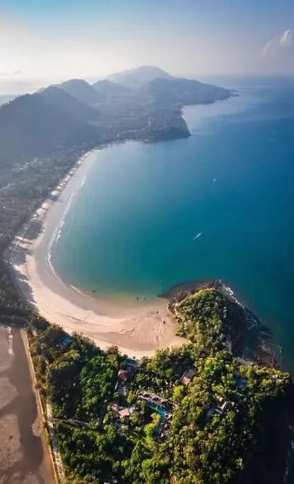 Framed Print : Aerial view of Laem Kho Kwang Beach in Koh Lanta, Krabi, Thailand Framed Print : Aerial view of Laem Kho Kwang Beach in Koh Lanta, Krabi, Thailand