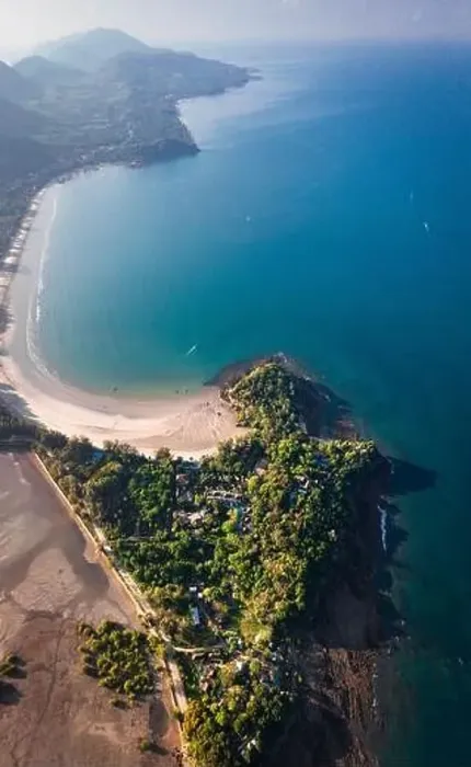 Framed Print : Aerial view of Laem Kho Kwang Beach in Koh Lanta, Krabi, Thailand Framed Print : Aerial view of Laem Kho Kwang Beach in Koh Lanta, Krabi, Thailand