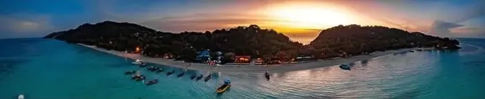 Framed Print : Aerial view of Laem Tong Beach or Laemtong bay in koh Phi Phi, Krabi, Thailand Framed Print : Aerial view of Laem Tong Beach or Laemtong bay in koh Phi Phi, Krabi, Thailand