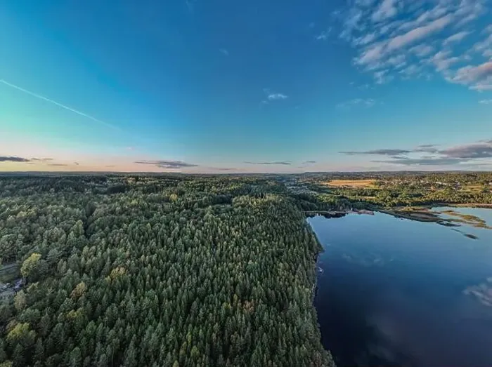 Framed Print : Aerial view of Lake Lygnern close to Satila, Sweden Framed Print : Aerial view of Lake Lygnern close to Satila, Sweden
