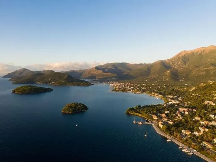 Framed Print : An aerial view of Lefkada, Greece Framed Print : An aerial view of Lefkada, Greece