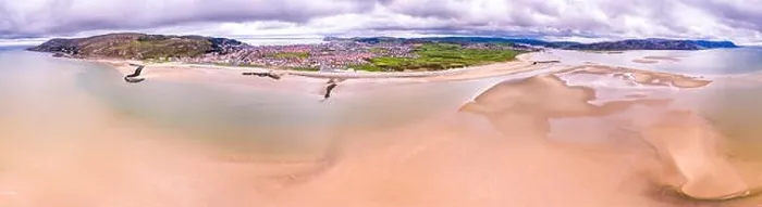 Framed Print : Aerial view of Llandudno, Wales - United Kingdom