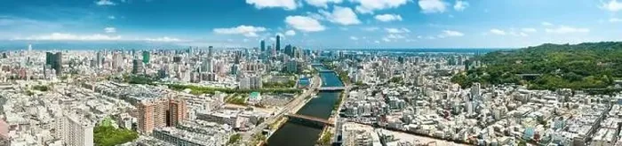 Framed Print : Aerial view of love river and kaohsiung city. Taiwan Framed Print : Aerial view of love river and kaohsiung city. Taiwan
