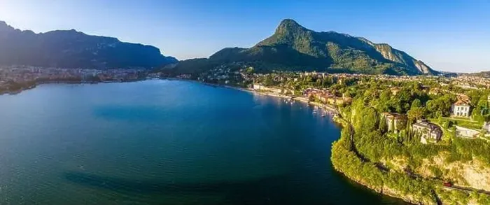 Framed Print : Aerial view of Malgrate Lecco in Lake Como, Italy Framed Print : Aerial view of Malgrate Lecco in Lake Como, Italy
