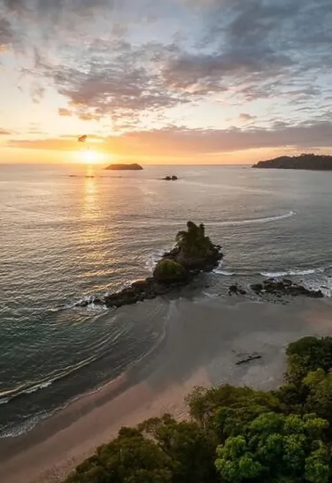 Framed Print : Aerial view of Manuel Antonio Beach, Manuel Antonio National Park, Puntarenas Province, Costa Rica, Central America Framed Print : Aerial view of Manuel Antonio Beach, Manuel Antonio National Park, Puntarenas Province, Costa Rica, Central America