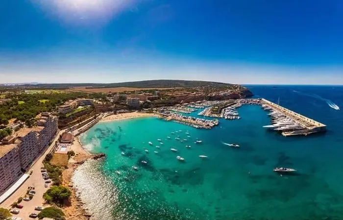 Framed Print : Aerial view, marina Port Adriano, El Toro, region Santa Ponca, Majorca, Balearic Islands, Spain Framed Print : Aerial view, marina Port Adriano, El Toro, region Santa Ponca, Majorca, Balearic Islands, Spain