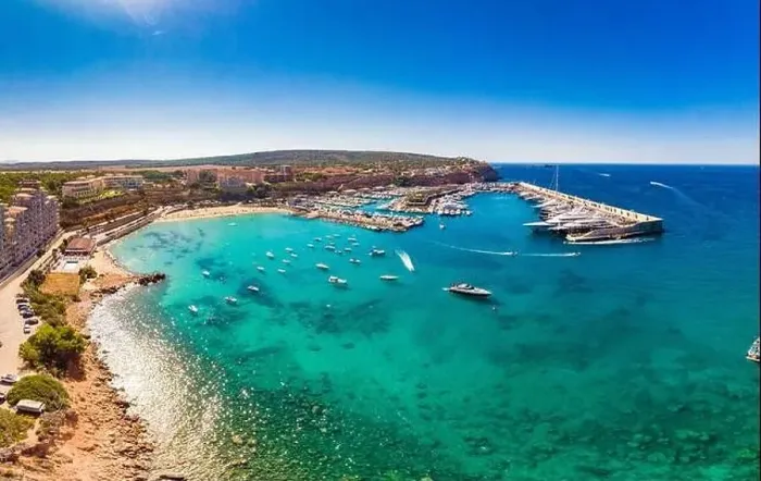 Framed Print : Aerial view, marina Port Adriano, El Toro, region Santa Ponca, Majorca, Balearic Islands, Spain Framed Print : Aerial view, marina Port Adriano, El Toro, region Santa Ponca, Majorca, Balearic Islands, Spain