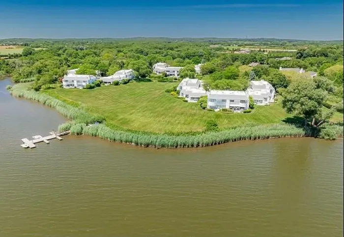 Framed Print : aerial view of Mecox landing community, water mill, ny Framed Print : aerial view of Mecox landing community, water mill, ny