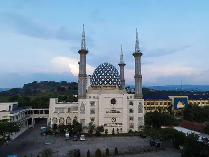 Framed Print : Aerial view of modern Andalusia Mosque in bogor. Bogor, May 31, 2021 Framed Print : Aerial view of modern Andalusia Mosque in bogor. Bogor, May 31, 2021