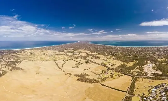 Framed Print : Aerial View of Mornington Peninsula Australia
