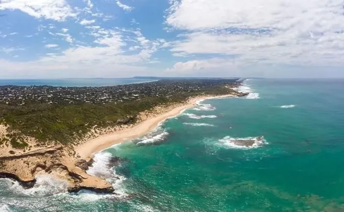 Framed Print : Aerial View of Mornington Peninsula Australia Framed Print : Aerial View of Mornington Peninsula Australia