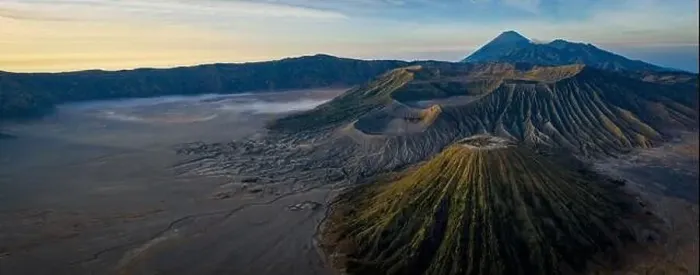 Framed Print : aerial view on mount bromo indonesia Framed Print : aerial view on mount bromo indonesia