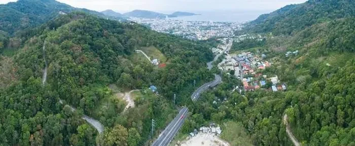 Framed Print : Aerial view of mountain road in forest in autumn season Top view from drone of curve road Colorful landscape with Framed Print : Aerial view of mountain road in forest in autumn season Top view from drone of curve road Colorful landscape with