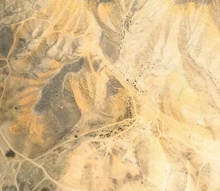 Framed Print : Aerial view mountain texture background Framed Print : Aerial view mountain texture background