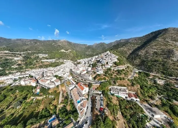 Framed Print : aerial view of the municipality of Ojen in the province of Malaga, Andalusia Framed Print : aerial view of the municipality of Ojen in the province of Malaga, Andalusia
