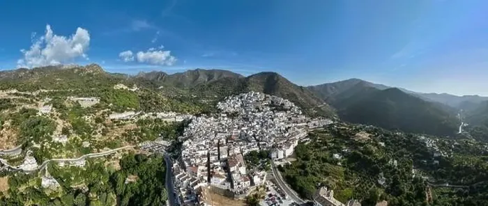 Framed Print : aerial view of the municipality of Ojen in the province of Malaga, Andalusia Framed Print : aerial view of the municipality of Ojen in the province of Malaga, Andalusia