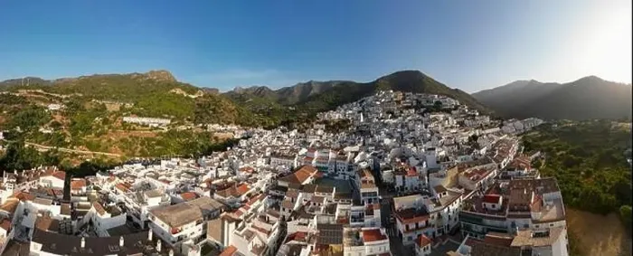 Framed Print : aerial view of the municipality of Ojen in the province of Malaga, Andalusia Framed Print : aerial view of the municipality of Ojen in the province of Malaga, Andalusia