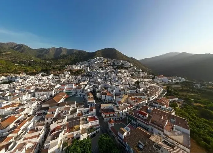 Framed Print : aerial view of the municipality of Ojen in the province of Malaga, Andalusia Framed Print : aerial view of the municipality of Ojen in the province of Malaga, Andalusia
