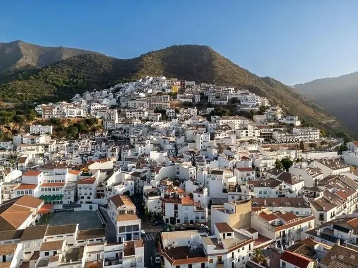Framed Print : aerial view of the municipality of Ojen in the province of Malaga, Andalusia Framed Print : aerial view of the municipality of Ojen in the province of Malaga, Andalusia