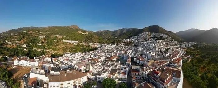 Framed Print : aerial view of the municipality of Ojen in the province of Malaga, Andalusia Framed Print : aerial view of the municipality of Ojen in the province of Malaga, Andalusia