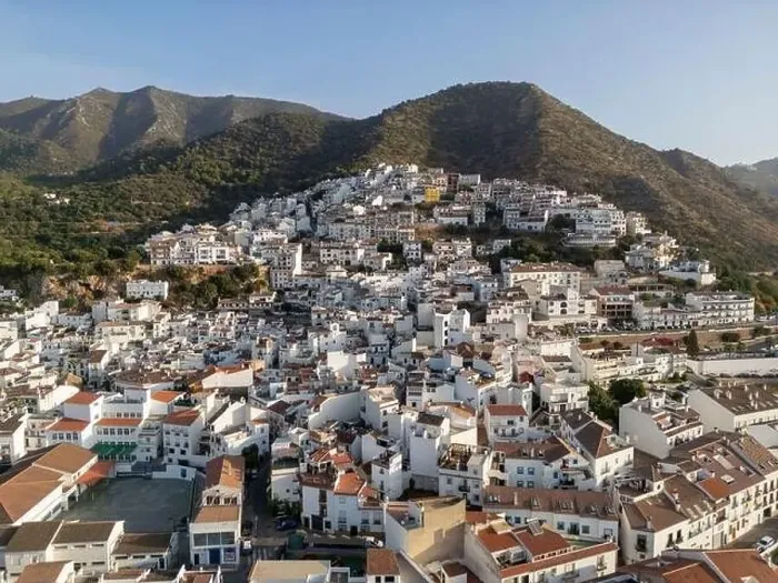 Framed Print : aerial view of the municipality of Ojen in the province of Malaga, Andalusia Framed Print : aerial view of the municipality of Ojen in the province of Malaga, Andalusia