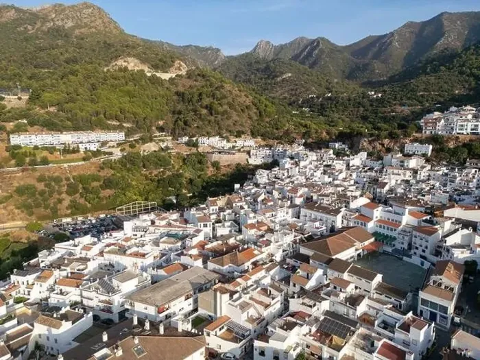 Framed Print : aerial view of the municipality of Ojen in the province of Malaga, Andalusia Framed Print : aerial view of the municipality of Ojen in the province of Malaga, Andalusia