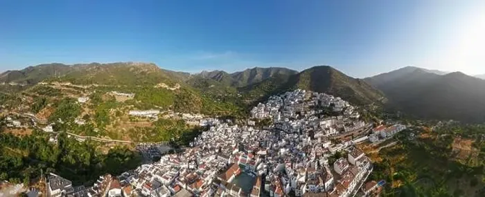 Framed Print : aerial view of the municipality of Ojen in the province of Malaga, Andalusia Framed Print : aerial view of the municipality of Ojen in the province of Malaga, Andalusia