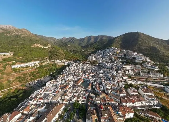 Framed Print : aerial view of the municipality of Ojen in the province of Malaga, Andalusia Framed Print : aerial view of the municipality of Ojen in the province of Malaga, Andalusia