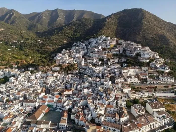 Framed Print : aerial view of the municipality of Ojen in the province of Malaga, Andalusia Framed Print : aerial view of the municipality of Ojen in the province of Malaga, Andalusia