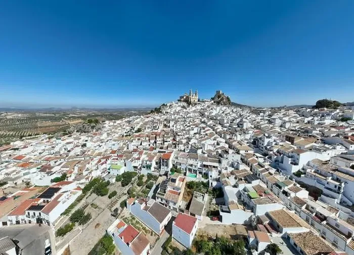 Framed Print : aerial view of the municipality of Olvera in the province of Cadiz, Andalusia Framed Print : aerial view of the municipality of Olvera in the province of Cadiz, Andalusia