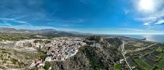 Framed Print : aerial view of the municipality of Salobreña on the coast of Granada, Spain Framed Print : aerial view of the municipality of Salobreña on the coast of Granada, Spain
