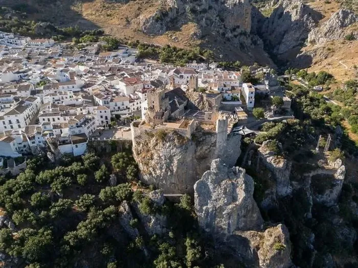Framed Print : aerial view of the municipality of Zuheros in the province of Córdoba, Andalusia Framed Print : aerial view of the municipality of Zuheros in the province of Córdoba, Andalusia