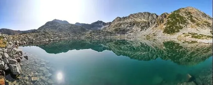 Framed Print : Aerial view of Musalenski lakes, Rila mountain, Bulgaria Framed Print : Aerial view of Musalenski lakes, Rila mountain, Bulgaria