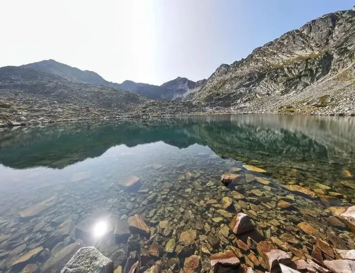 Framed Print : Aerial view of Musalenski lakes, Rila mountain, Bulgaria Framed Print : Aerial view of Musalenski lakes, Rila mountain, Bulgaria