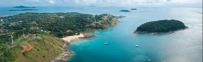 Framed Print : Aerial view of Nai Harn beach in Phuket, Thailand Framed Print : Aerial view of Nai Harn beach in Phuket, Thailand