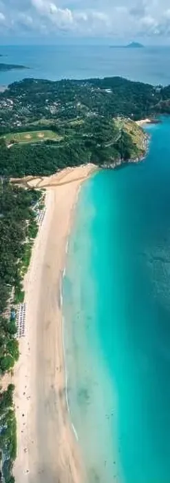 Framed Print : Aerial view of Nai Harn beach in Phuket, Thailand Framed Print : Aerial view of Nai Harn beach in Phuket, Thailand